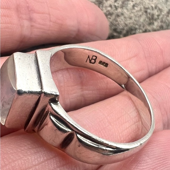 Nicky Butler Designer Sterling Silver Natural Rainbow Moonstone Ring 12 - Picture 7 of 8